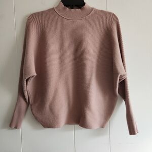 Philosophy Pink Turtleneck Sweater | Soft Knit Pullover | Women’s Size Small